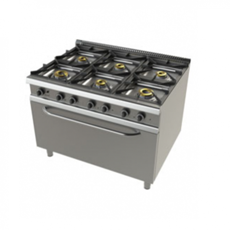 Junex - 9601FC/3 Fogão - 6 queimadores sobre forno largo